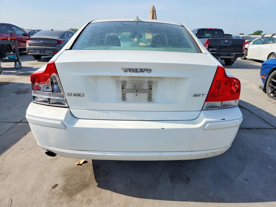 2008 Volvo S60 VIN YV1RS592782676541 COPART salvage auction — REAR END, TX - SALVAGE VEHICLE TITLE (P), sold $225 on 2026-08-06 (photo 6)