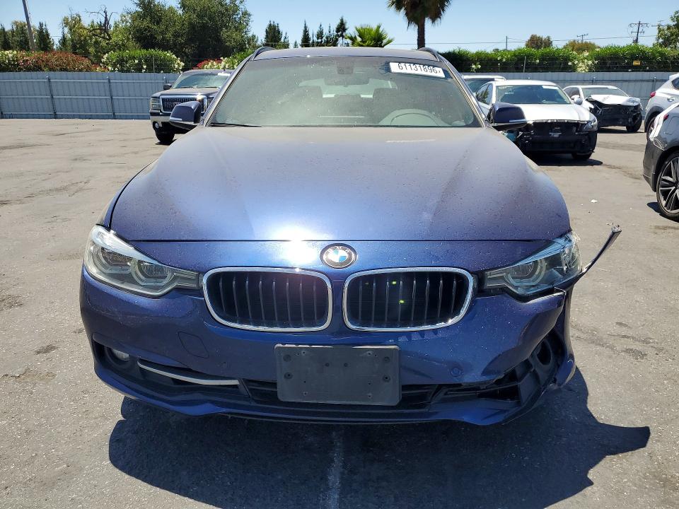 2017 BMW 3er VIN WBA8K3C50HK678878 COPART salvage auction — FRONT END, Ca - Salvage Certificate, sold $3,850 on 2026-07-30 (photo 5)