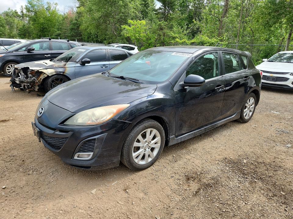 2011 Mazda 3 VIN JM1BL1L54B1381751 COPART salvage auction — FRONT END, ON - PERMIT NO BRAND - UNFIT, sold $300 on 2026-07-23 (photo 1)