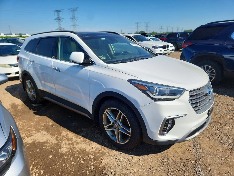 2017 Hyundai Santa fe VIN KM8SRDHF6HU252110 COPART salvage auction — MECHANICAL, Il - Certificate Of Title, sold $4,750 on 2026-07-09 (photo 4)