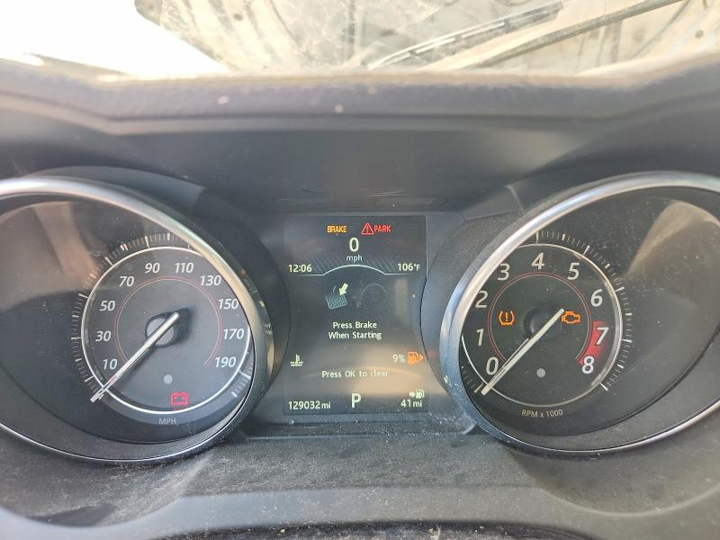 2017 Jaguar F-type VIN SAJWA6ATXH8K36916 COPART salvage auction — MECHANICAL, Tx - Certificate Of Title (P), sold $8,600 on 2026-07-30 (photo 9)