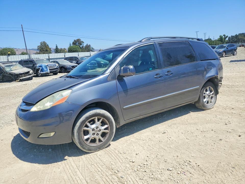2006 Toyota Sienna VIN 5TDZA22C76S482995 COPART salvage auction — REAR END, Ca - Salvage Certificate, sold $60 on 2026-07-28 (photo 1)