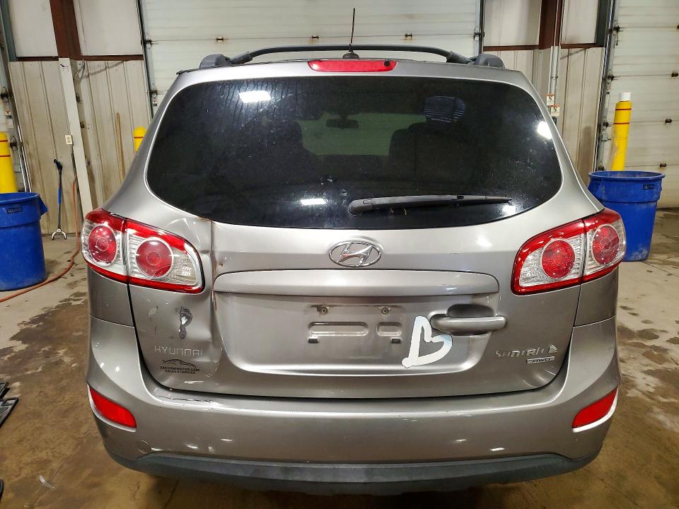 2011 Hyundai Santa fe VIN 5XYZGDAB9BG020089 COPART salvage auction — FRONT END, Pa - Certificate Of Salvage, sold $1,100 on 2026-07-24 (photo 6)