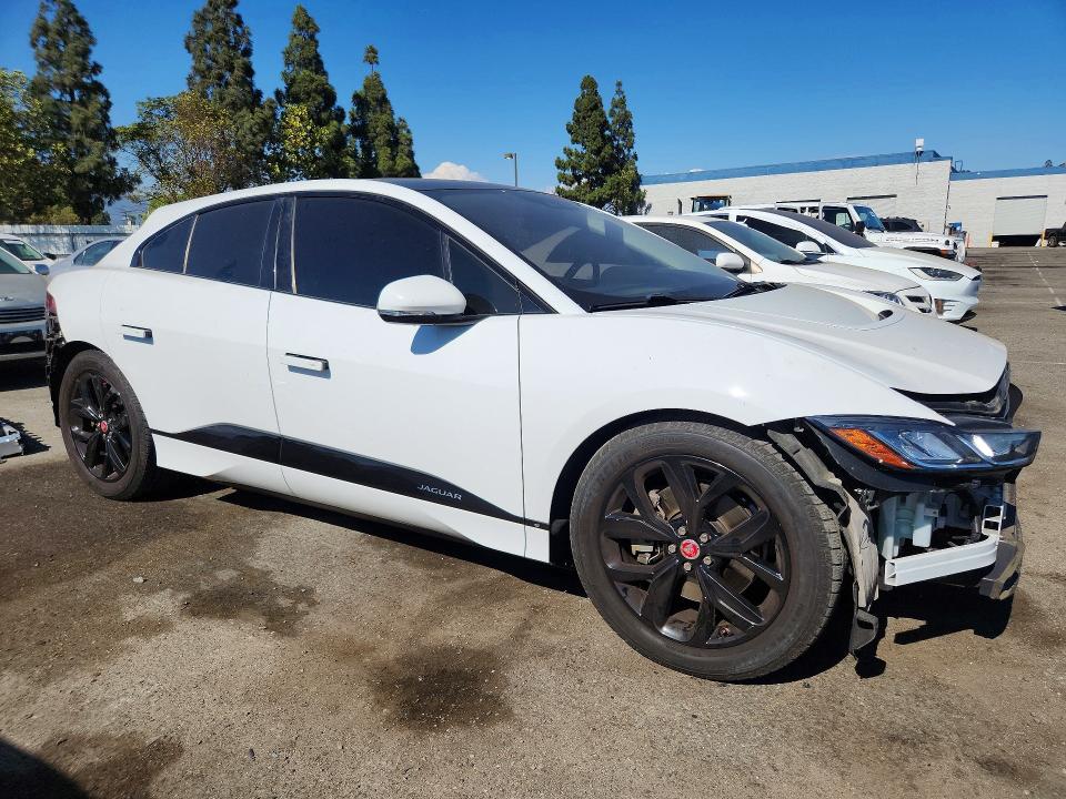 2020 Jaguar I-pace VIN SADHB2S14L1F85329 COPART salvage auction — FRONT END, Ca - Salvage Certificate, sold $7,400 on 2026-08-25 (photo 4)
