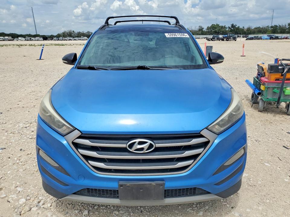 2017 Hyundai Tucson VIN KM8J33A28HU482262 COPART salvage auction — REAR END, TX - SALVAGE VEHICLE TITLE (P), sold $2,450 on 2026-07-23 (photo 5)