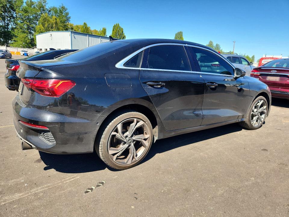 2022 Audi A3 VIN WAUHUDGYXNA059792 COPART salvage auction — MINOR DENT/SCRATCHES, Or - Cert Of Title-Reconstructed, sold $7,700 on 2026-07-25 (photo 3)