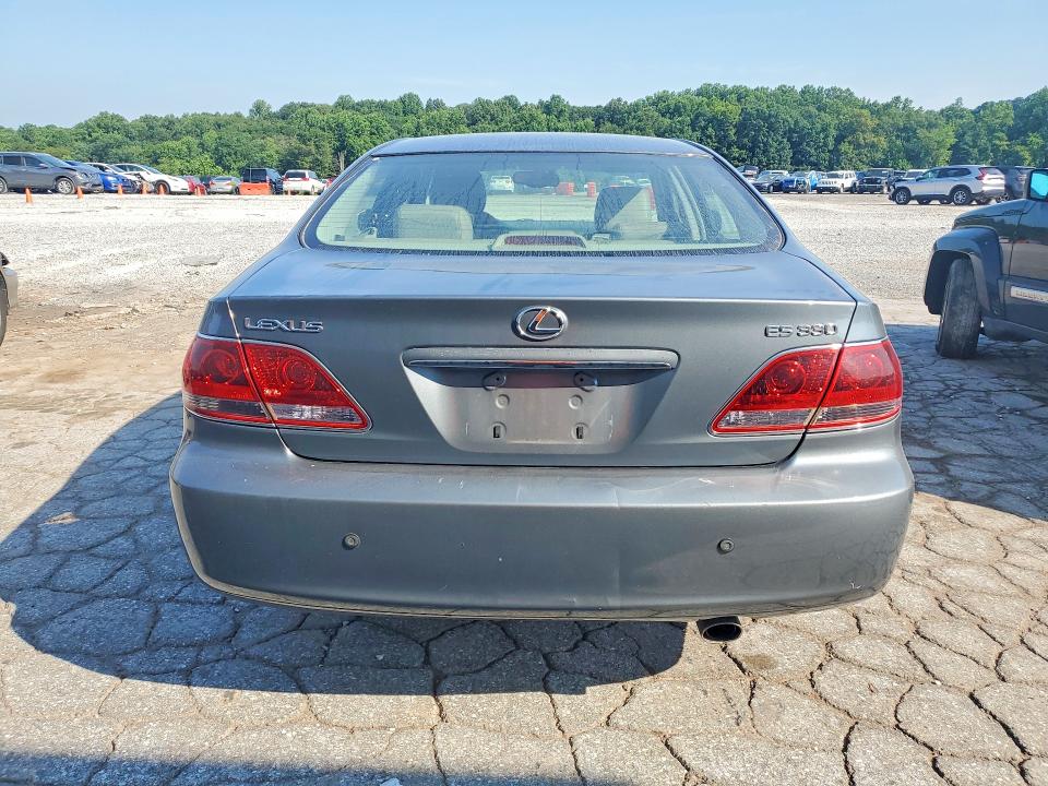 2005 Lexus ES VIN JTHBA30G755095752 COPART salvage auction — FRONT END, Pa - Certificate Of Salvage, sold $575 on 2026-07-27 (photo 6)
