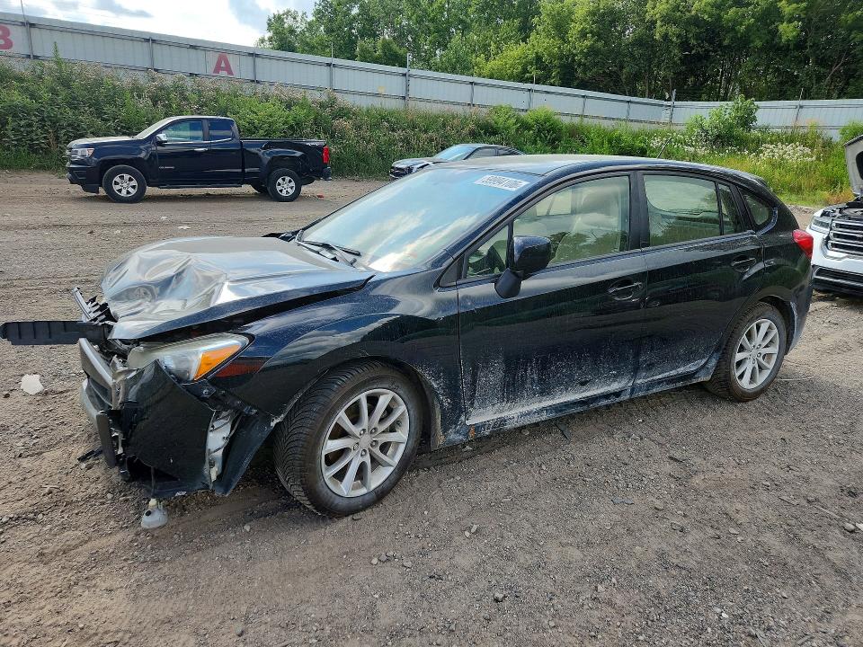 2014 Subaru Impreza VIN JF1GPAC6XE8316701 COPART salvage auction — FRONT END, MI - CERTIFICATE OF TITLE, sold $475 on 2026-07-22 (photo 1)