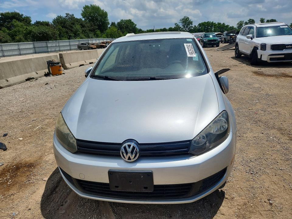 2010 Volkswagen Golf VIN WVWBB7AJ5AW262601 COPART salvage auction — SIDE, Il - Salvage Certificate, sold $825 on 2026-08-11 (photo 5)