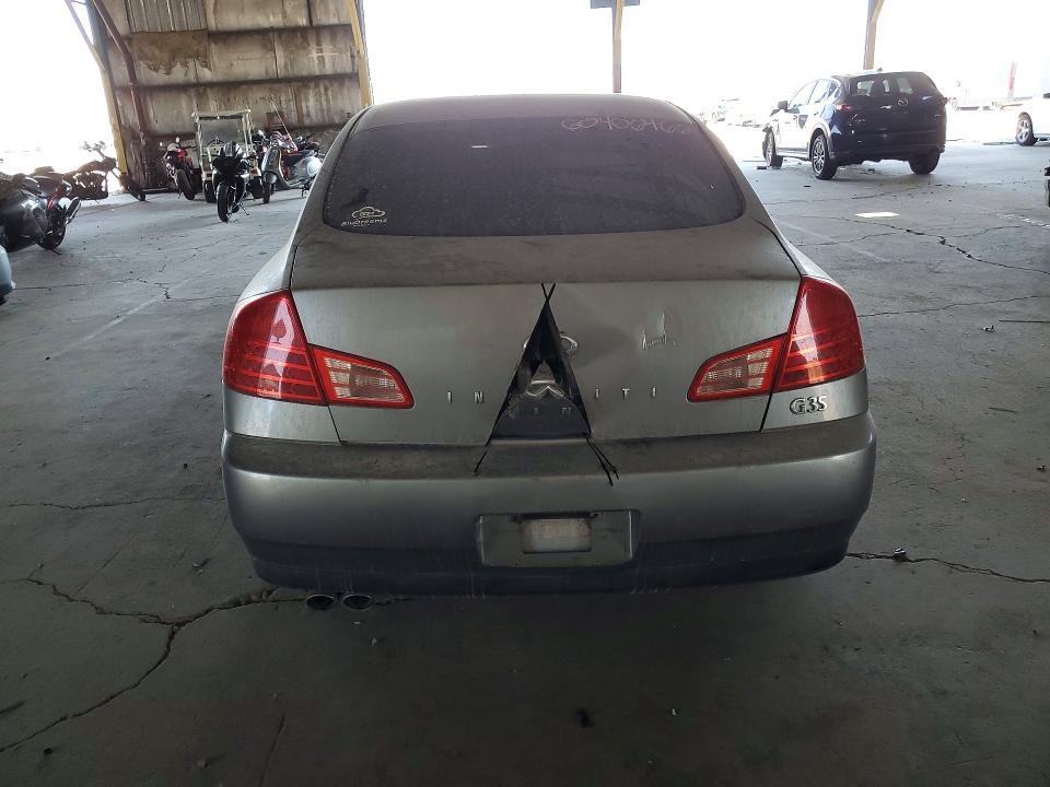 2004 Infiniti G35 VIN JNKCV51E94M618825 COPART salvage auction — INTERIOR BURN, Az - Cert Of Title-Dismantle (P), sold $475 on 2026-07-29 (photo 6)