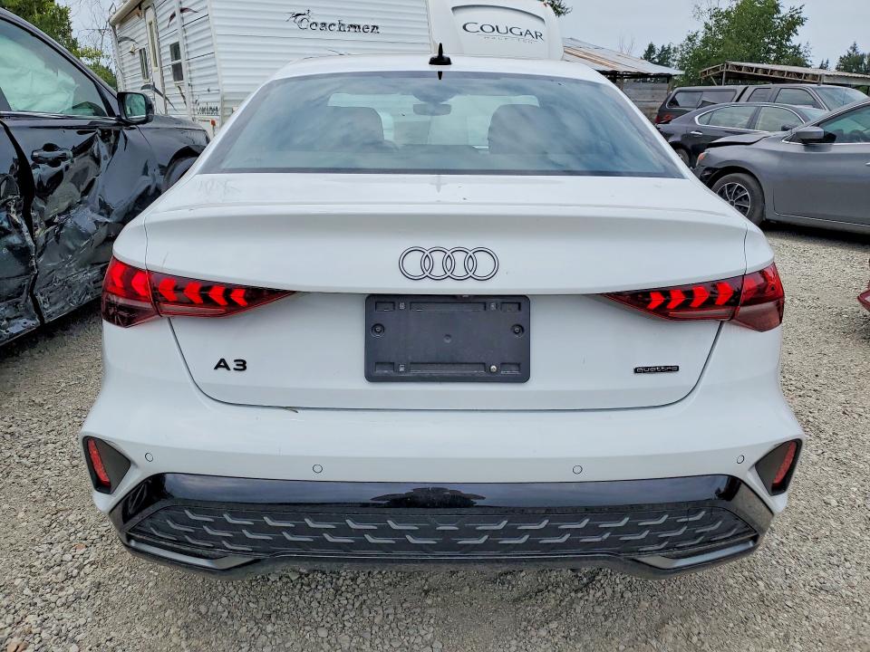 2025 Audi A3 VIN WAULUCGY4SA121994 COPART salvage auction — SIDE, Ab - Oop - Active, sold $16,500 on 2026-07-29 (photo 6)