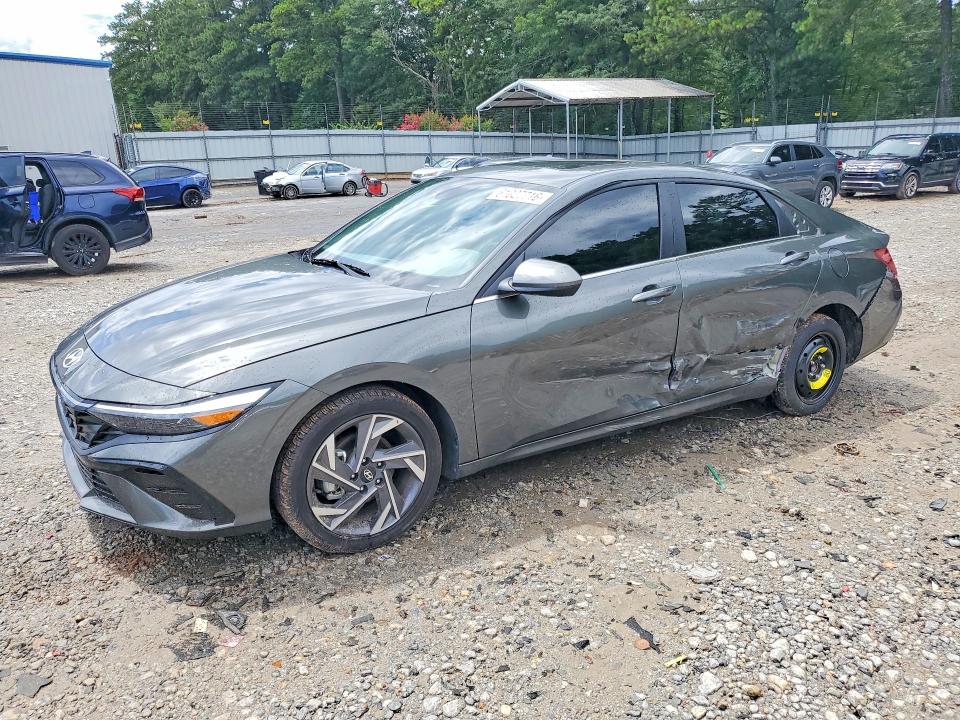 2025 Hyundai Elantra VIN KMHLS4DG0SU937413 COPART salvage auction — SIDE, Ga - Cert Of Title-Salvage, sold $7,300 on 2026-09-07 (photo 1)