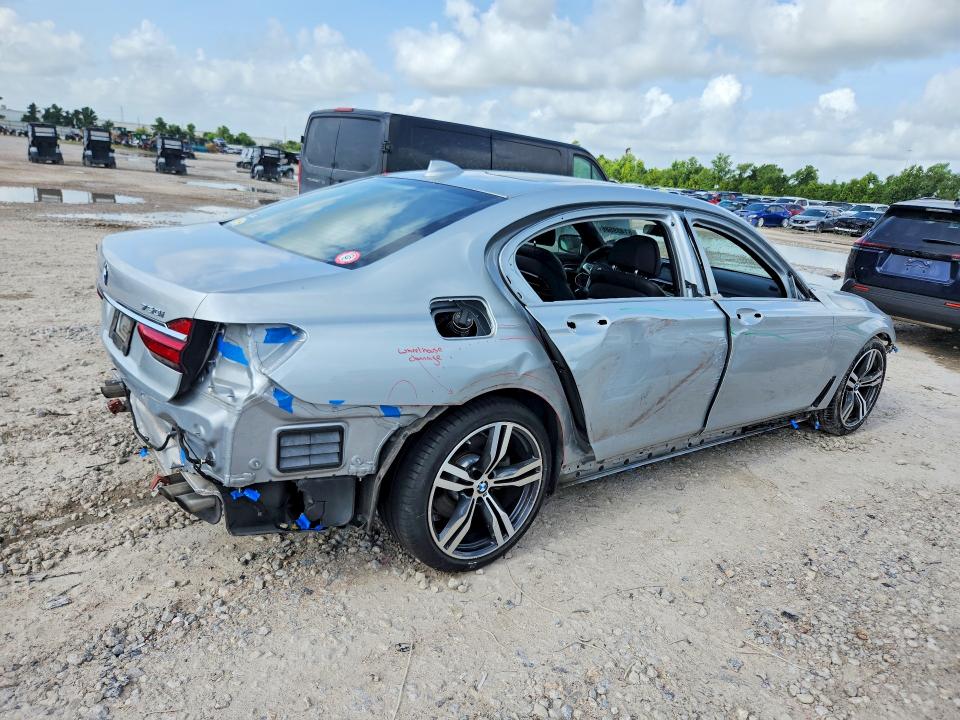 2019 BMW 7 series VIN WBA7F0C50KGM25469 COPART salvage auction — ALL OVER, Tx - Salvage Vehicle Title, sold $2,850 on 2026-07-24 (photo 3)