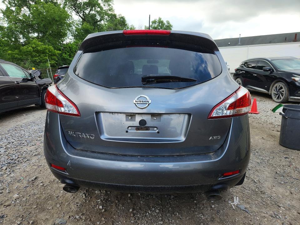 2014 Nissan Murano VIN JN8AZ1MW2EW513242 COPART salvage auction — MECHANICAL, Oh - Certificate Of Title, sold $250 on 2026-07-29 (photo 6)