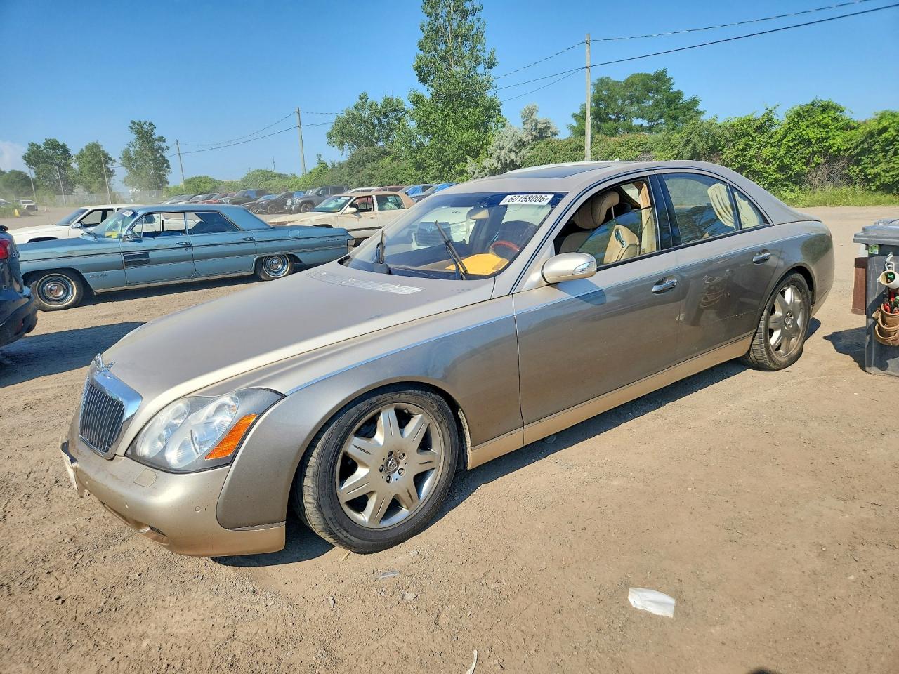2004 Maybach VIN WDBVF78J04A000833 COPART salvage auction — Water/Flood, Ip - Non-Repairable, sold $26,750 on 2026-08-18 (photo 1)