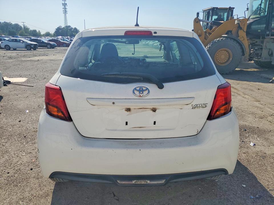 2015 Toyota Yaris VIN VNKJTUD3XFA021987 COPART salvage auction — REAR END, Va - Certificate Of Title, sold $1,250 on 2026-07-16 (photo 6)