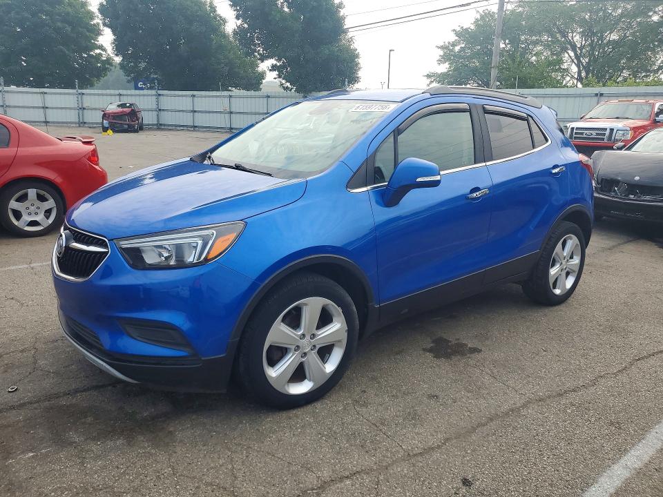 2017 Buick Encore VIN KL4CJASB8HB154738 COPART salvage auction — FRONT END, Oh - Certificate Of Title, sold $1,350 on 2026-07-29 (photo 1)