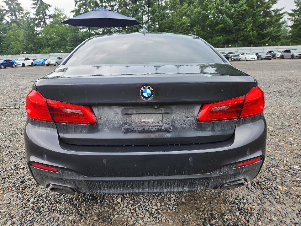 2020 BMW 5er VIN WBAJA9C00LCD06815 COPART salvage auction — MECHANICAL, Tx - Certificate Of Title, sold $3,250 on 2026-07-28 (photo 6)