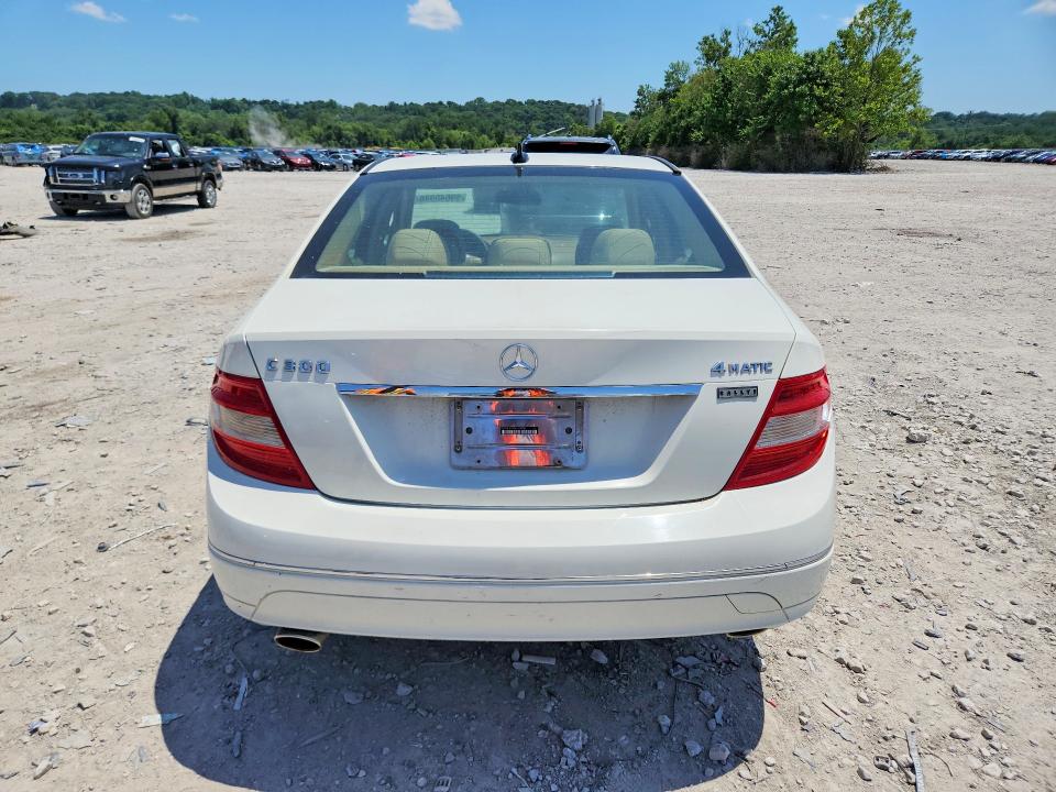2008 Mercedes-benz C-klasse VIN WDDGF81X08F112061 COPART salvage auction — UNDERCARRIAGE, Il - Salvage Certificate, sold $550 on 2026-08-05 (photo 6)