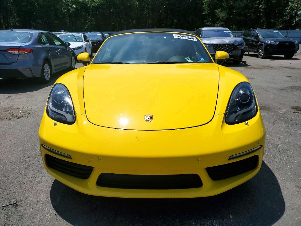 2018 Porsche Boxster VIN WP0CA2A89JS211116 COPART salvage auction — WATER/FLOOD, Nj - Cert Of Title-Salvage Flood, sold $26,700 on 2026-08-07 (photo 5)