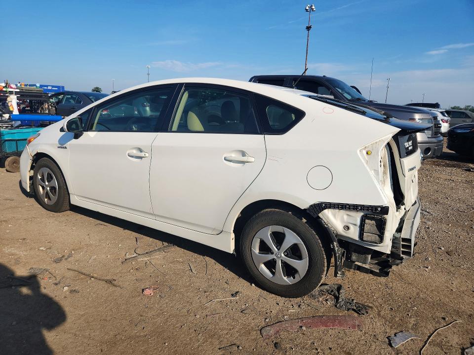 2013 Toyota Prius VIN JTDKN3DUXD5629332 COPART salvage auction — REAR END, MI - CERTIFICATE OF TITLE, sold $1,300 on 2026-07-28 (photo 2)