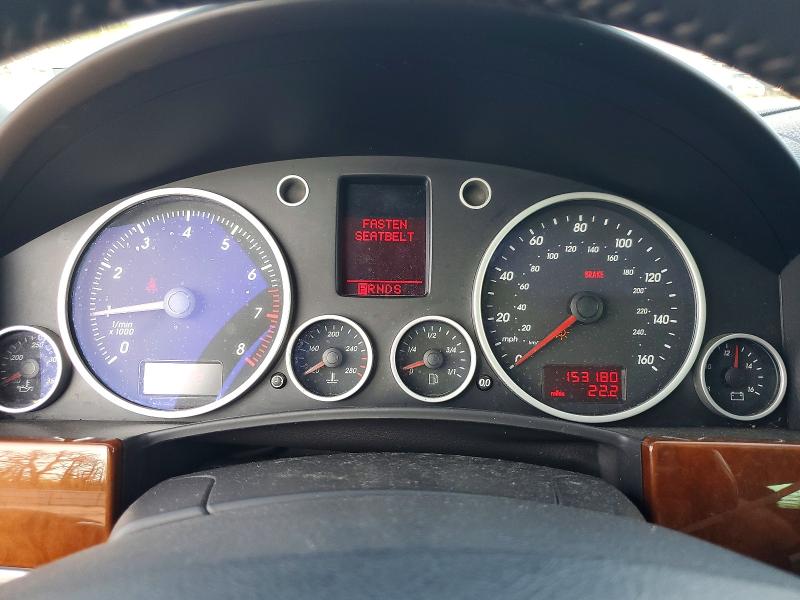 2007 Volkswagen Touareg VIN WVGZE77L27D013798 COPART salvage auction — REAR END, Ny - Mv-907A Salvage Certificate, sold $400 on 2026-07-27 (photo 9)