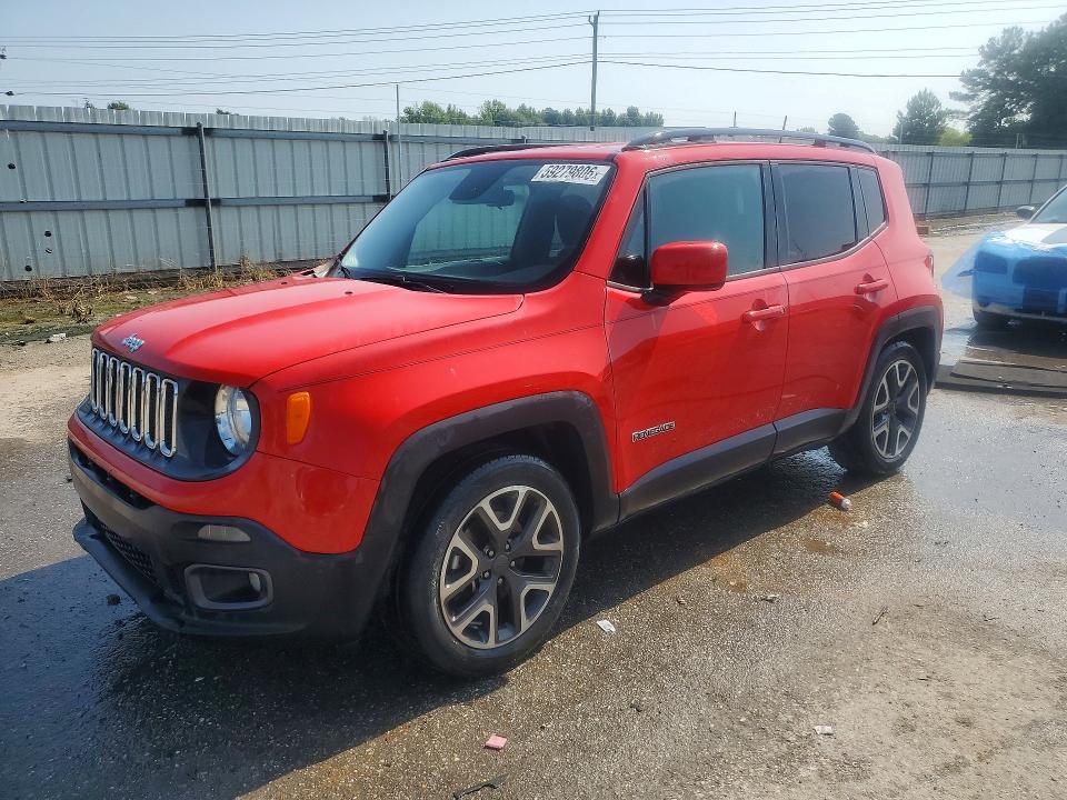 2016 Jeep Renegade VIN ZACCJABT0GPE14147 COPART salvage auction — REAR END, AL - CERT OF TITLE-SALVAGE TITLE, sold $1,600 on 2026-08-13 (photo 1)