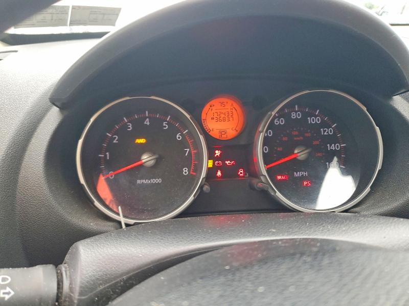 2008 Nissan Rogue sport VIN JN8AS58V28W101355 COPART salvage auction — SIDE, Pa - Certificate Of Salvage, sold $425 on 2026-07-17 (photo 9)