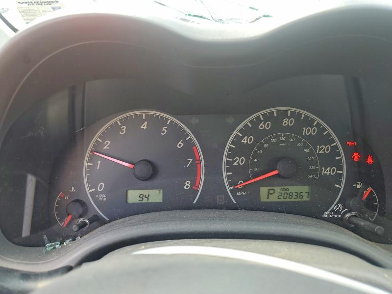 2009 Toyota Corolla VIN JTDBL40E599024841 COPART salvage auction — FRONT END, La - Cert Of Title-Salvage, sold $800 on 2026-07-20 (photo 9)