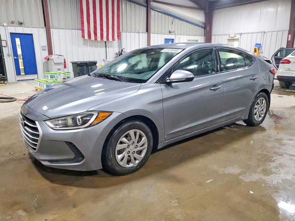 2018 Hyundai Elantra VIN KMHD74LF3JU578796 COPART salvage auction — REAR END, PA - CERTIFICATE OF SALVAGE, sold $525 on 2026-07-29 (photo 1)