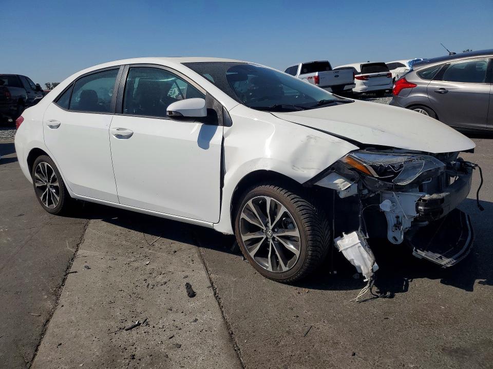 2017 Toyota Corolla VIN 5YFBURHE4HP677667 COPART salvage auction — FRONT END, Ca - Salvage Certificate, sold $4,300 on 2026-07-30 (photo 4)