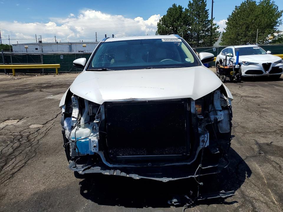 2016 Toyota Highlander VIN 5TDJKRFH2GS267258 COPART salvage auction — FRONT END, Co - Salvage Title, sold $8,500 on 2026-07-30 (photo 5)