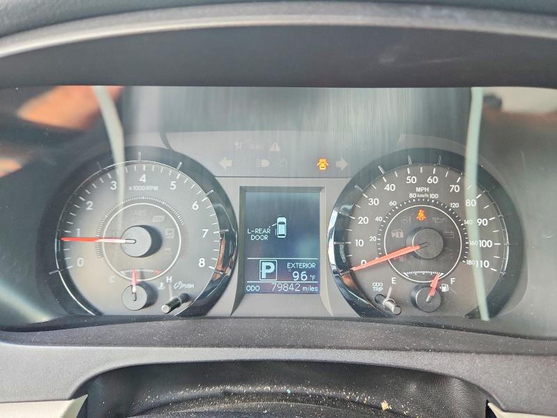 2016 Toyota Sienna VIN 5TDKK3DC1GS748739 COPART salvage auction — REAR END, AL - CERT OF TITLE-SALVAGE TITLE (P), sold $2,850 on 2026-07-27 (photo 9)