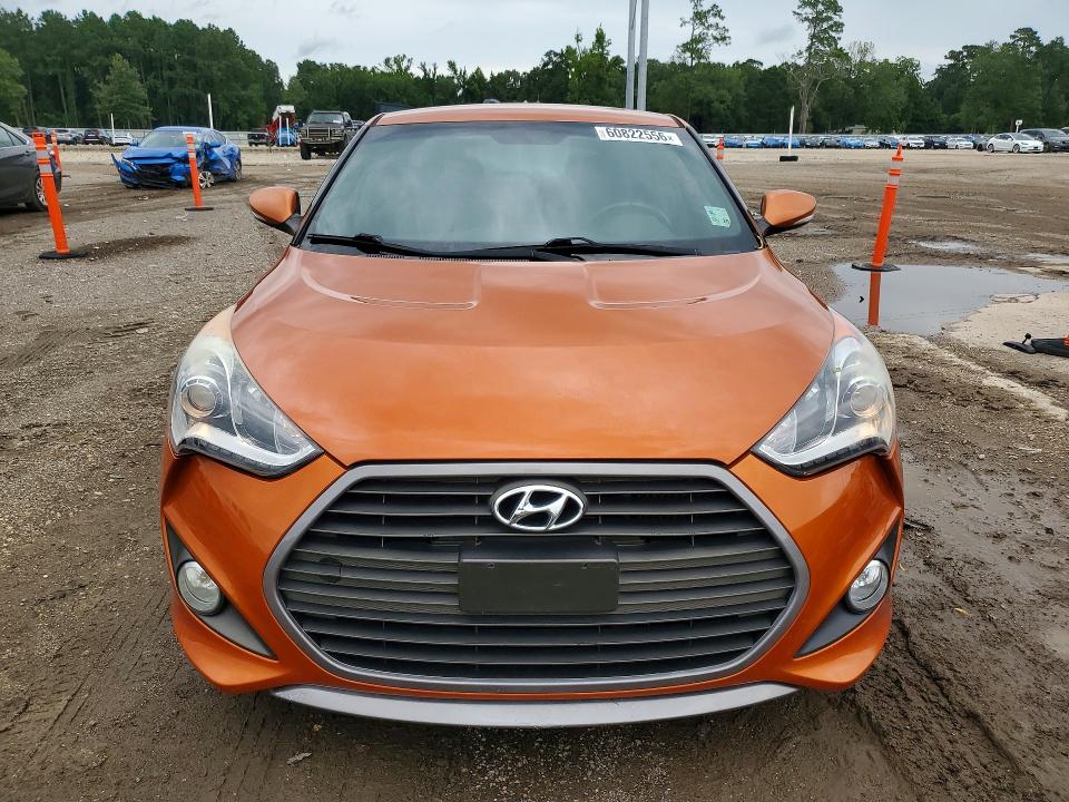 2016 Hyundai Veloster VIN KMHTC6AE1GU302736 COPART salvage auction — MINOR DENT/SCRATCHES, LA - CERTIFICATE OF TITLE, sold $1,250 on 2026-07-17 (photo 5)