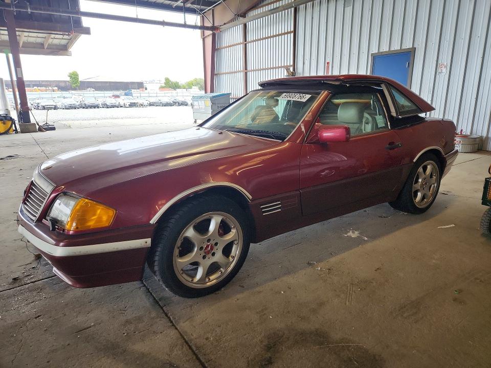1992 Mercedes-benz Sl-klasse VIN WDBFA66E1NF054326 — COPART salvage auction photo