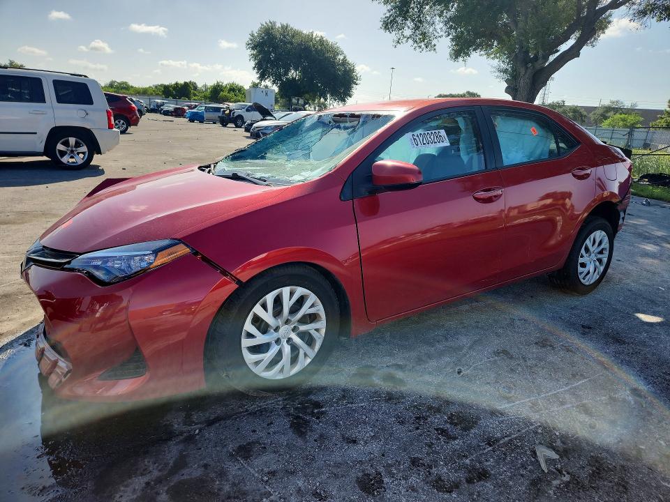 2018 Toyota Corolla VIN 5YFBURHE0JP849473 COPART salvage auction — FRONT END, FL - CERTIFICATE OF DESTRUCTION, sold $850 on 2026-07-30 (photo 1)