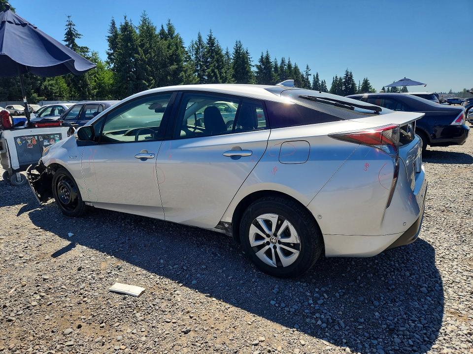 2018 Toyota Prius VIN JTDKBRFUXJ3599619 COPART salvage auction — FRONT END, WA - BILL OF SALE, sold $3,400 on 2026-07-17 (photo 2)