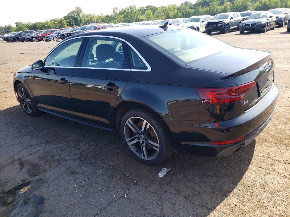 2018 Audi A4 VIN WAUENAF44JA133182 COPART salvage auction — MECHANICAL, CT - CERTIFICATE OF TITLE, sold $4,000 on 2026-07-29 (photo 2)