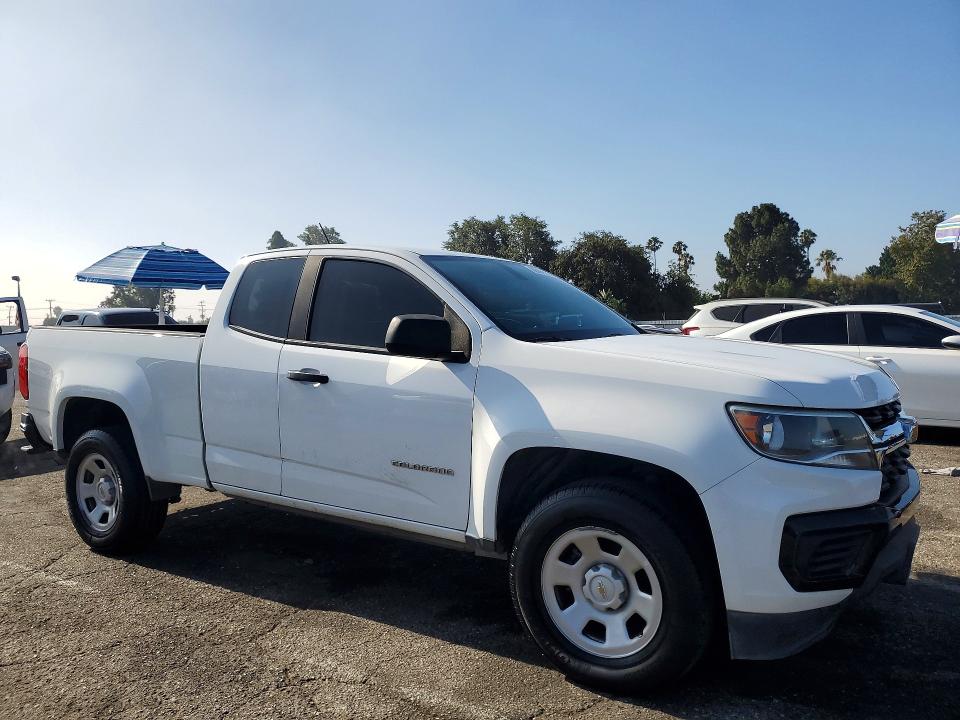 2021 Chevrolet Colorado VIN 1GCHSBEA2M1138455 COPART salvage auction — MINOR DENT/SCRATCHES, Nv - Dis/Dlr/Exp Only Clean Title (P), sold $6,600 on 2026-07-31 (photo 4)
