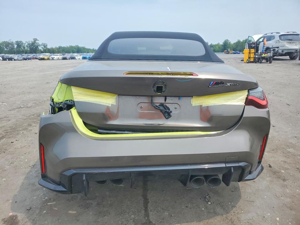 2023 BMW M4 VIN WBS33BA02PCL12269 COPART salvage auction — FRONT END, VA - CERT OF TITLE - SALVAGE, sold $18,700 on 2026-07-29 (photo 6)