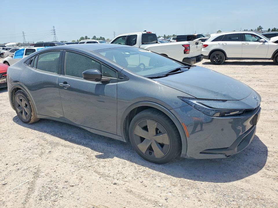 2023 Toyota Prius VIN JTDACAAUXP3009123 COPART salvage auction — WATER/FLOOD, Tx - Salvage Title-Flood Damage, sold $9,400 on 2026-08-18 (photo 4)
