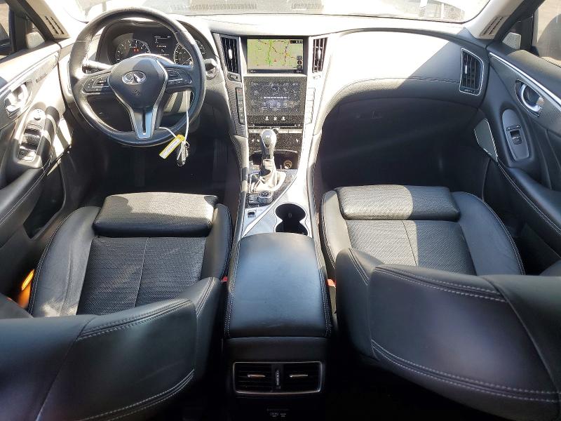 2020 Infiniti Q50 VIN JN1EV7AP8LM208655 COPART salvage auction — REAR END, Ca - Salvage Certificate, sold $7,200 on 2026-08-07 (photo 8)