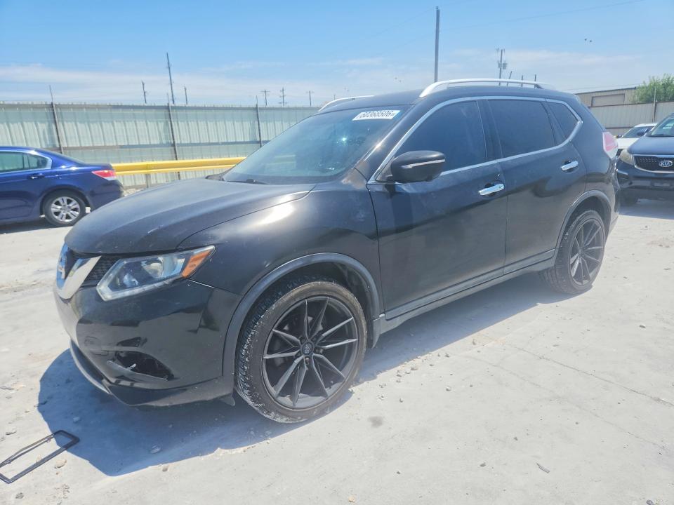 2016 Nissan VIN KNMAT2MT0GP691575 COPART salvage auction — FRONT END, Tx - Certificate Of Title, sold $2,000 on 2026-07-18 (photo 1)