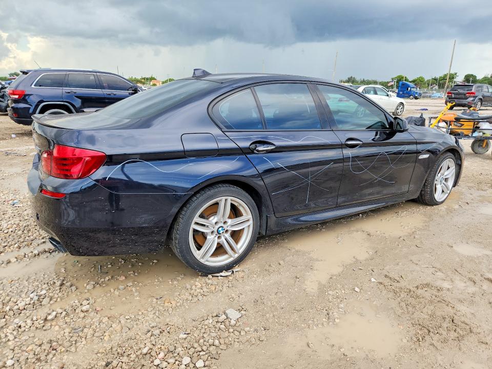 2012 BMW 5er VIN WBAFR9C58CC271478 COPART salvage auction — MINOR DENT/SCRATCHES, Tx - Certificate Of Title, sold $4,850 on 2026-07-14 (photo 3)