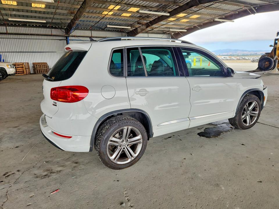 2017 Volkswagen Tiguan VIN WVGUV7AX0HK037522 COPART salvage auction — FRONT END, CA - SALVAGE CERTIFICATE, sold $3,050 on 2026-07-16 (photo 3)