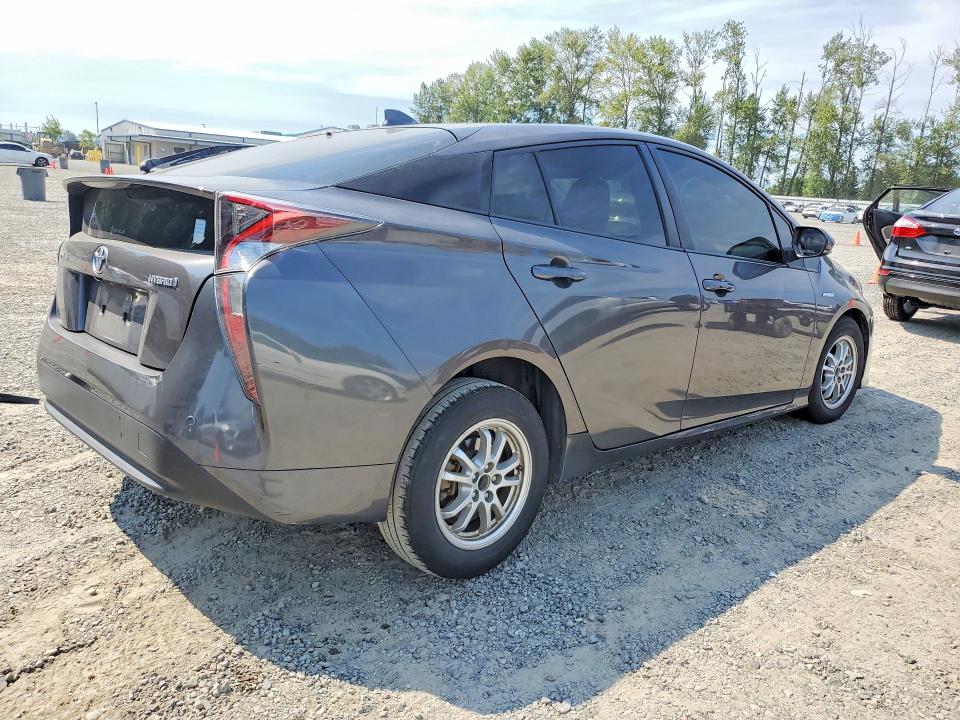 2018 Toyota Prius VIN JTDKBRFUXJ3595781 COPART salvage auction — FRONT END, WA - BILL OF SALE, sold $275 on 2026-07-27 (photo 3)