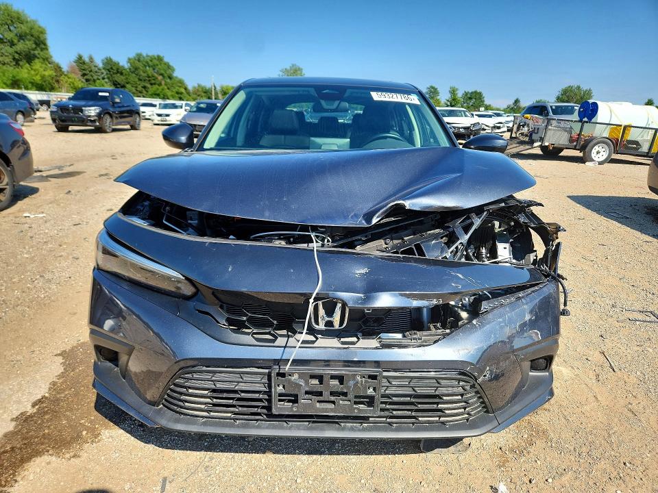 2024 Honda Civic VIN 19XFL1H76RE024090 COPART salvage auction — FRONT END, Il - Salvage Certificate, sold $7,600 on 2026-08-25 (photo 5)