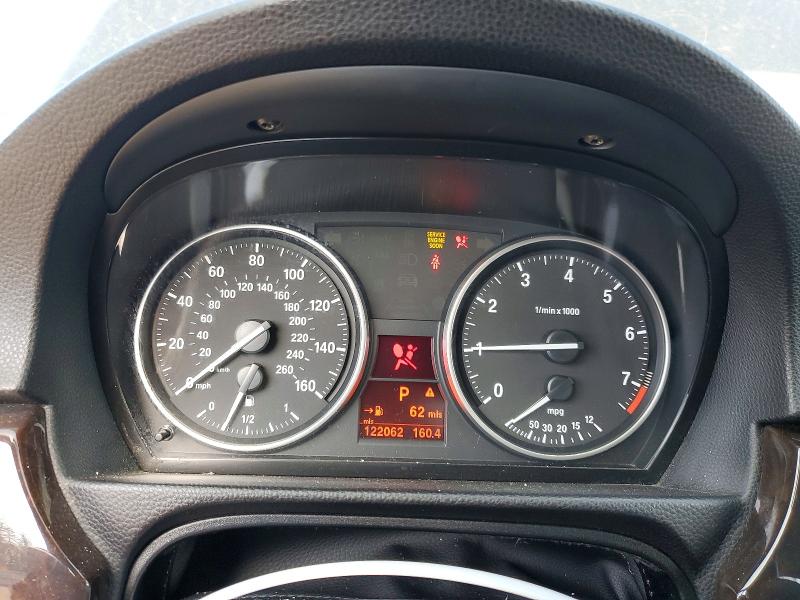2011 BMW 3er VIN WBAPK7C5XBF087234 COPART salvage auction — REAR END, NY - MV-907A SALVAGE CERTIFICATE, sold $80 on 2026-07-27 (photo 9)