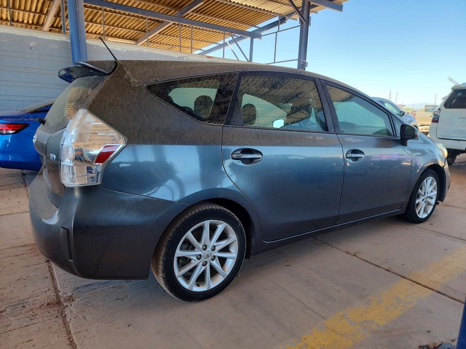2012 Toyota Prius v VIN JTDZN3EU7C3108348 COPART salvage auction — MINOR DENT/SCRATCHES, Salvage Title, sold $1,350 on 2026-07-09 (photo 3)