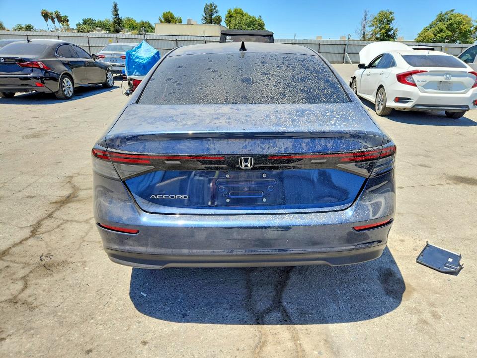 2025 Honda Accord VIN 1HGCY1F43SA028380 COPART salvage auction — FRONT END, Ca - Salvage Certificate, sold $9,300 on 2026-08-21 (photo 6)